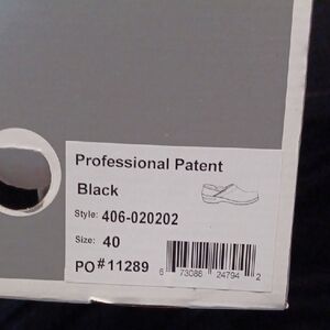 Dansko Professional Patent Black Mules